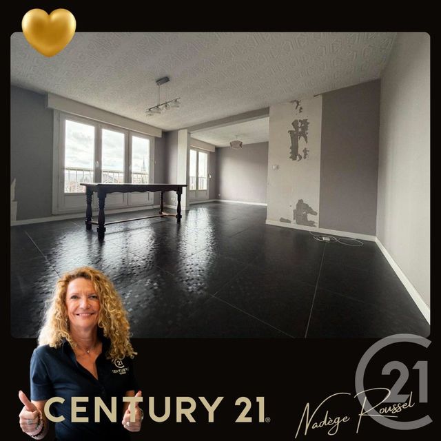 Appartement T3 à vendre - 3 pièces - 81.38 m2 - LIEVIN - 62 - NORD-PAS-DE-CALAIS - Century 21 Nlgim