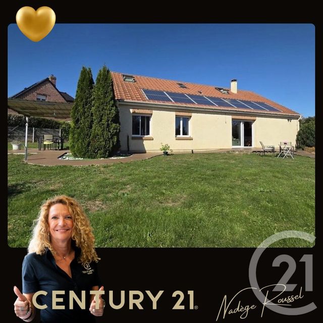 maison à vendre - 7 pièces - 128.26 m2 - WANCOURT - 62 - NORD-PAS-DE-CALAIS - Century 21 Nlgim