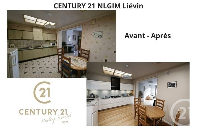 maison à vendre - 5 pièces - 100.0 m2 - LIEVIN - 62 - NORD-PAS-DE-CALAIS - Century 21 Nlgim