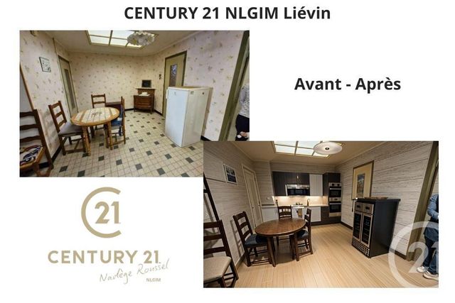 maison à vendre - 5 pièces - 100.0 m2 - LIEVIN - 62 - NORD-PAS-DE-CALAIS - Century 21 Nlgim