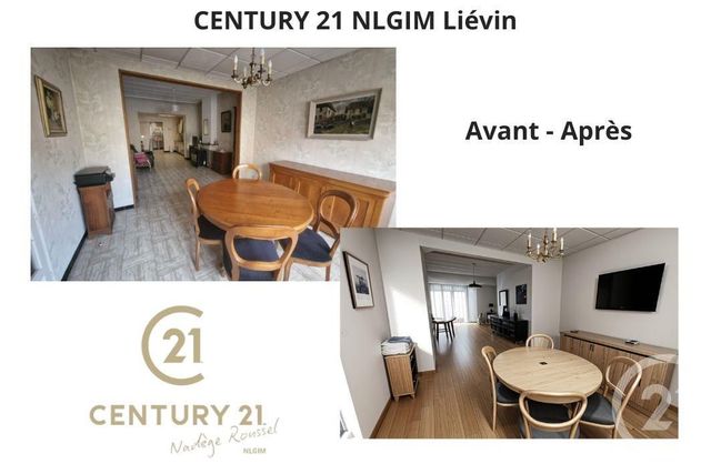 maison à vendre - 5 pièces - 100.0 m2 - LIEVIN - 62 - NORD-PAS-DE-CALAIS - Century 21 Nlgim