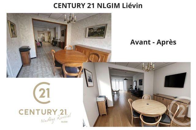 maison à vendre - 5 pièces - 100.0 m2 - LIEVIN - 62 - NORD-PAS-DE-CALAIS - Century 21 Nlgim